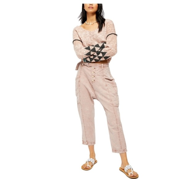 Free People Desert Daze Harem Pants. SO COOL AND SLOUCHY!!! - Picture 14 of 14